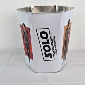 Solo A Star Wars Story Popcorn Tin Golden Link Han Solo Chewbacca Metal Bucket